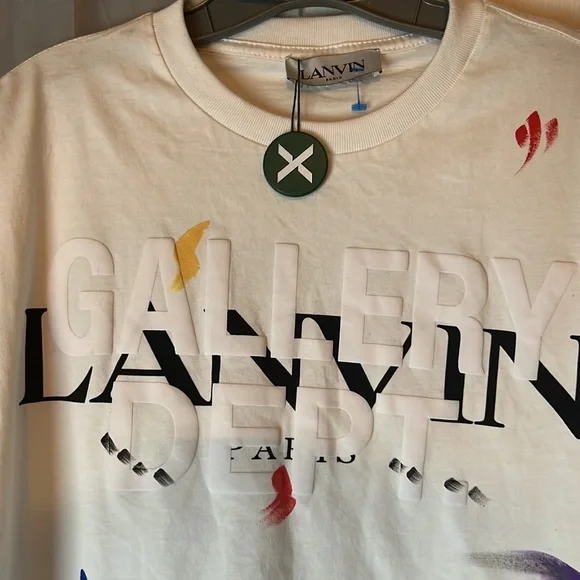 Lanvin | Shirts | Gallery Dept X Lanvin Paris Logos Printed